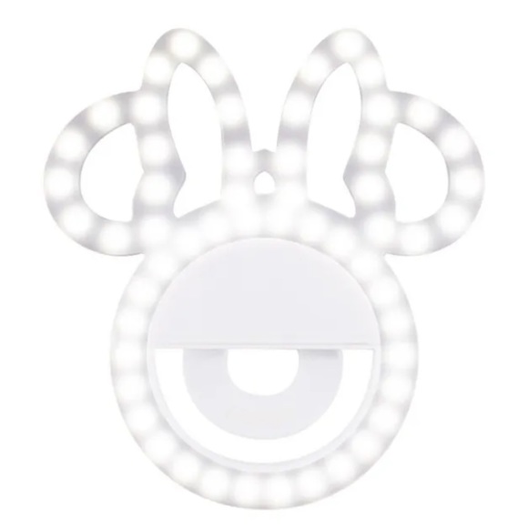 S O L D : DISNEY Mickey & Friends Selfie Ring LED Light For Phones Minnie Mouse - Picture 3 of 5